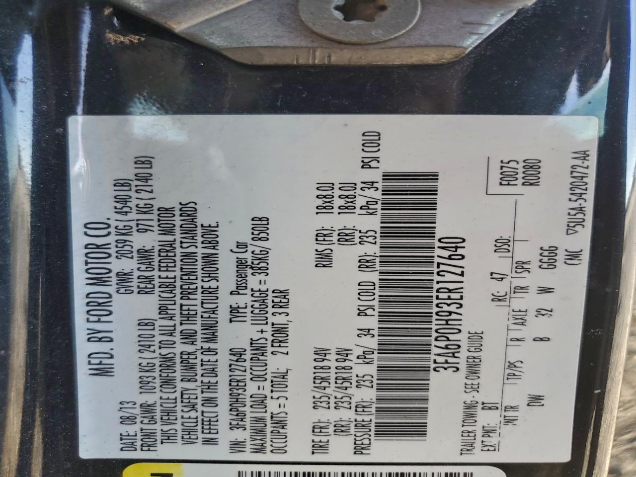 Ford Fusion Se