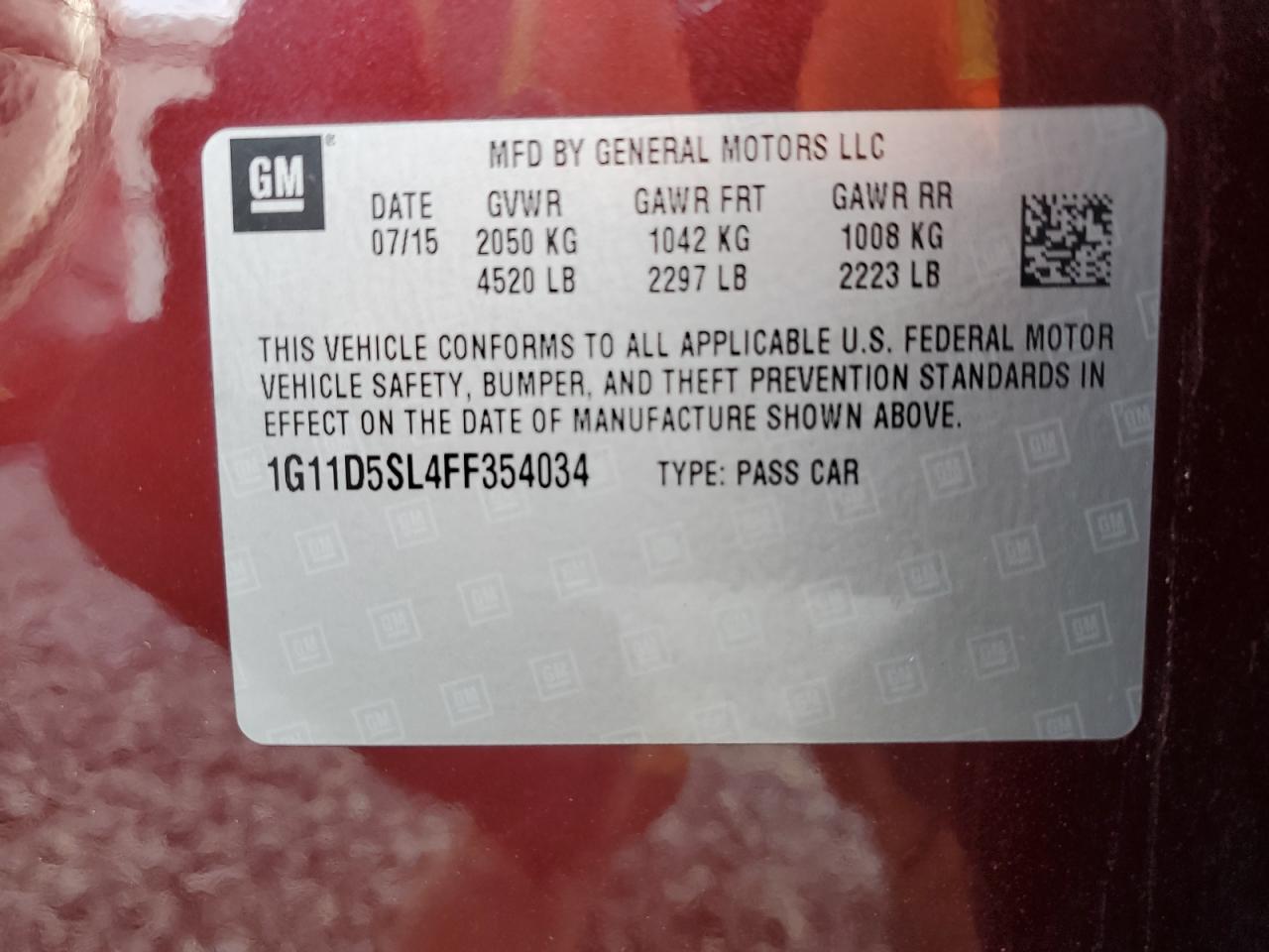 Chevrolet Malibu 2lt