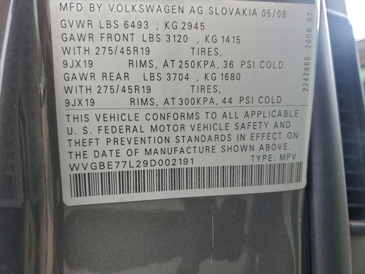 Volkswagen Touareg V6