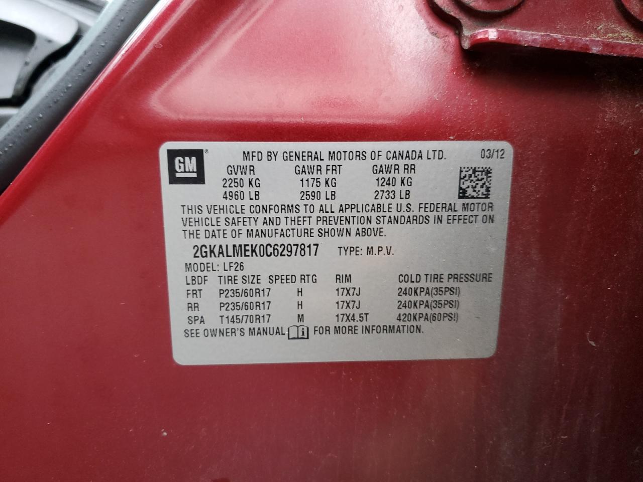 GMC Terrain Sle