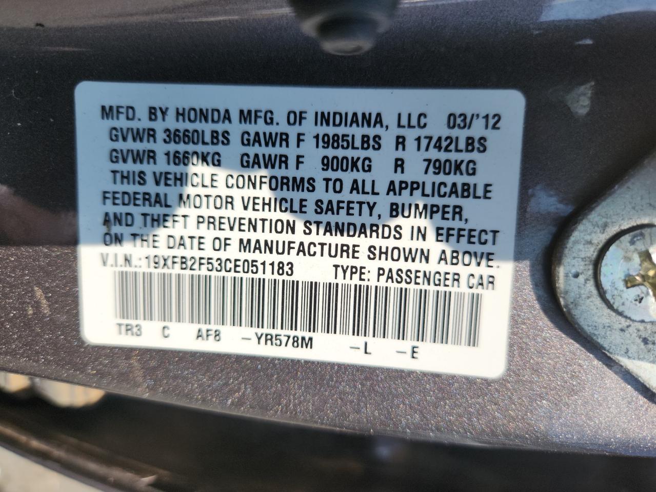 Honda Civic Lx