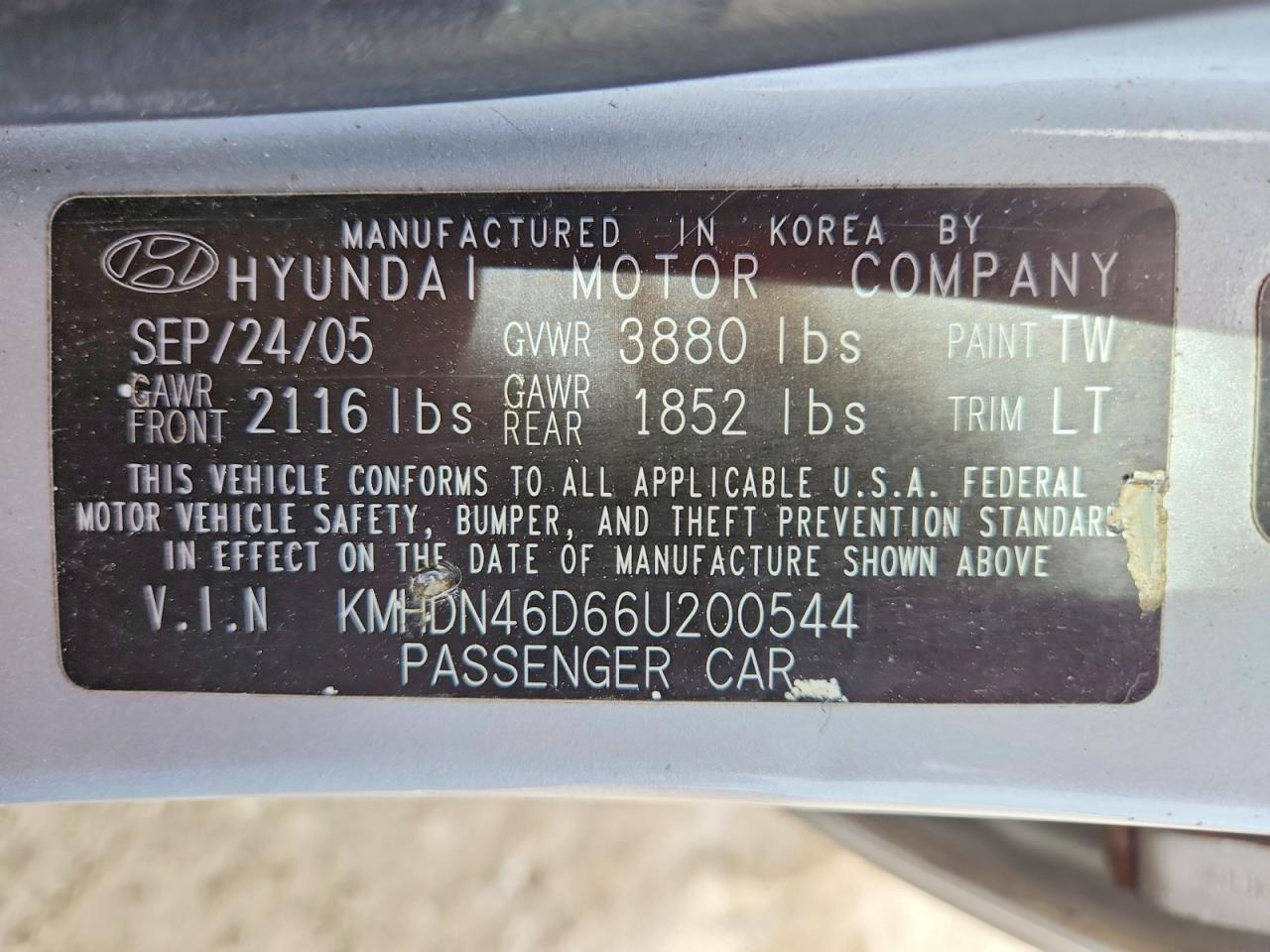 Hyundai ELANTRA Gls