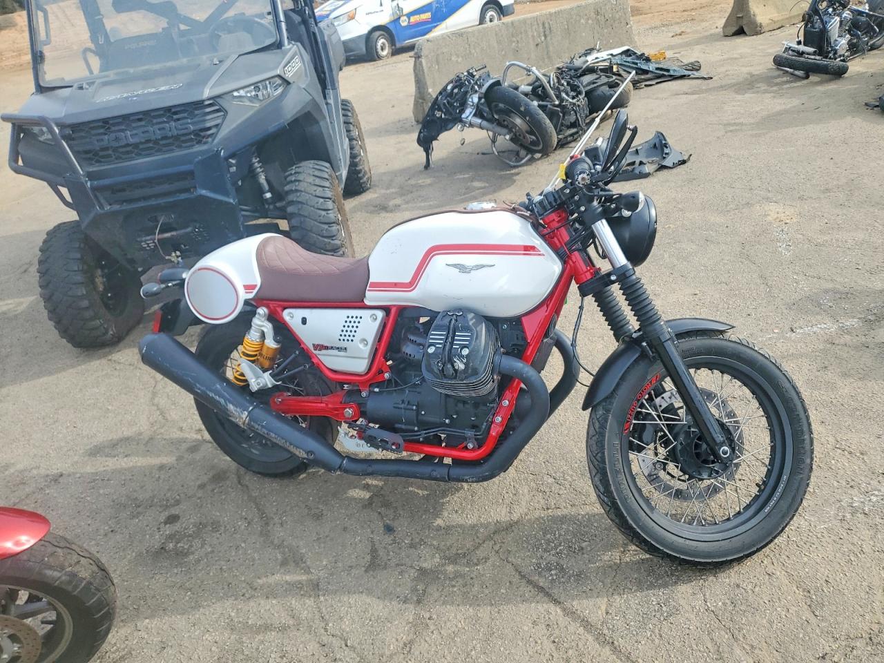 Salvage Moto Guzzi Motorcycle Image