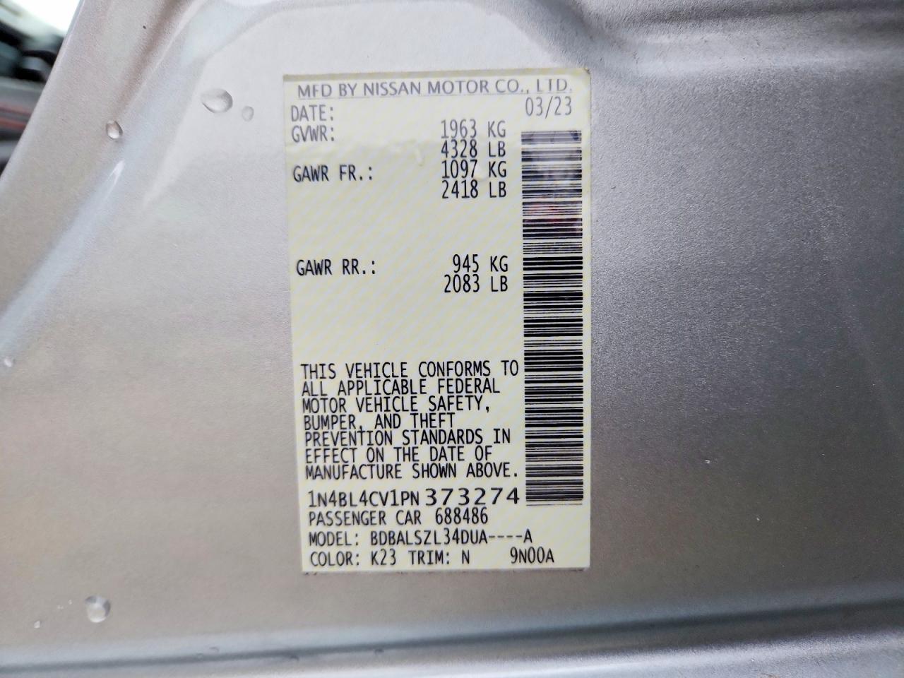 Nissan Altima Sr