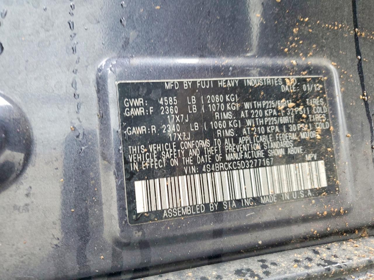 Subaru Outback 2.5i Limited