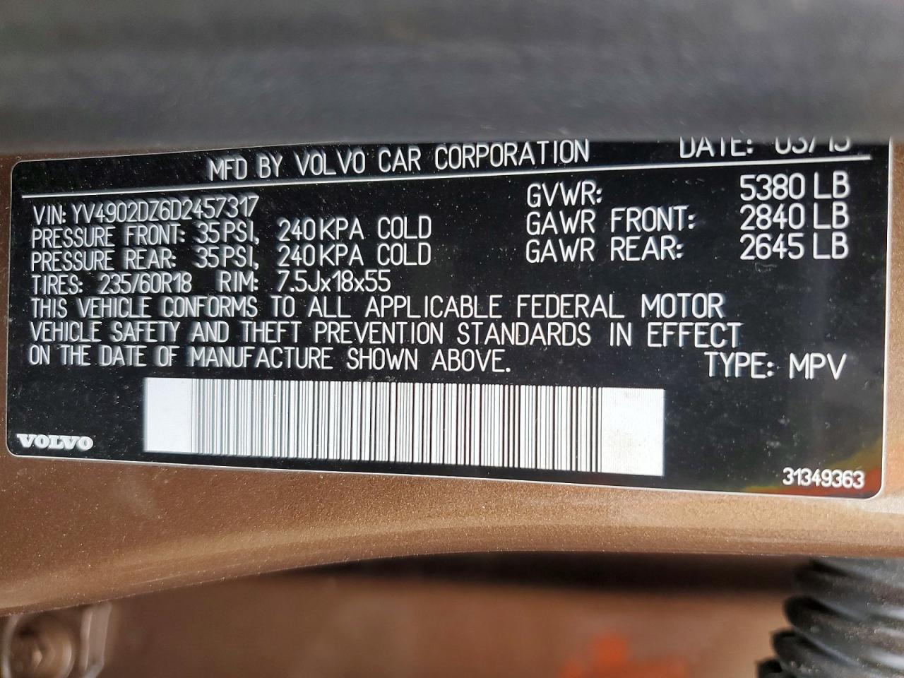Volvo XC60 T6