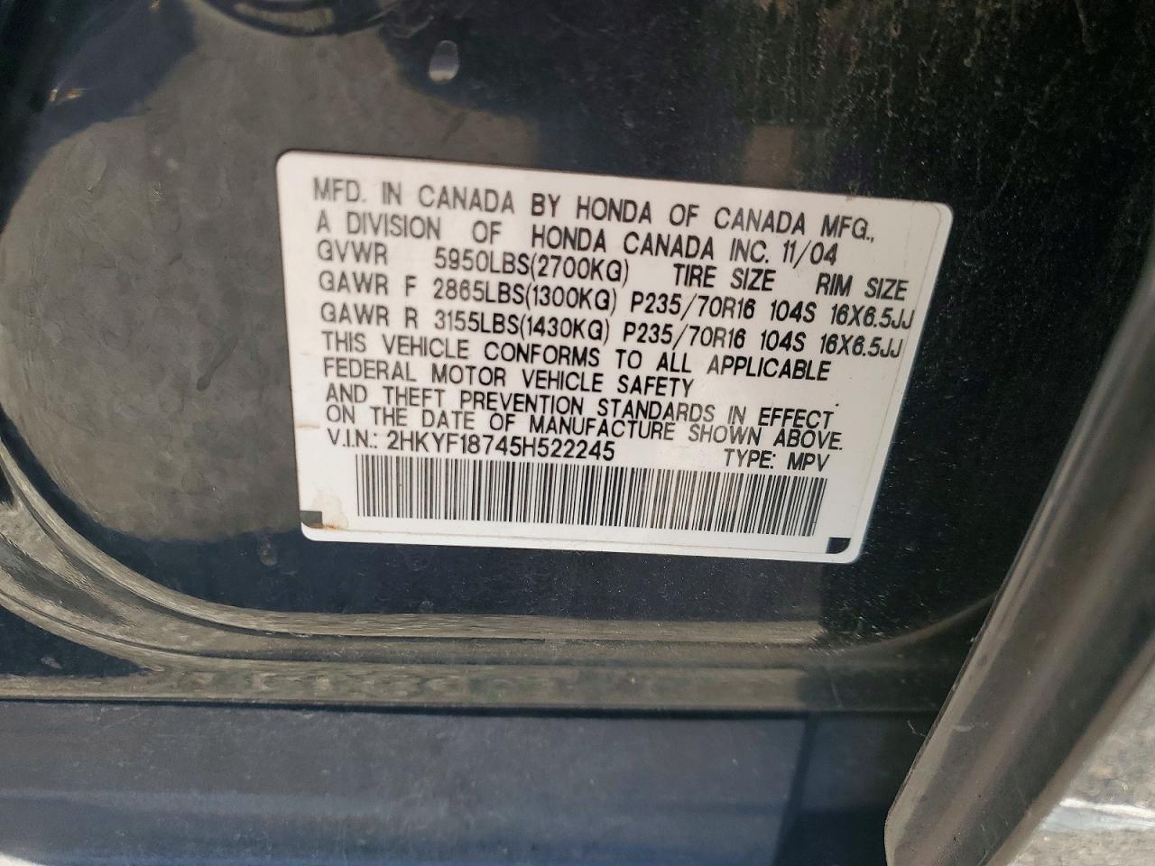 Honda Pilot Exl