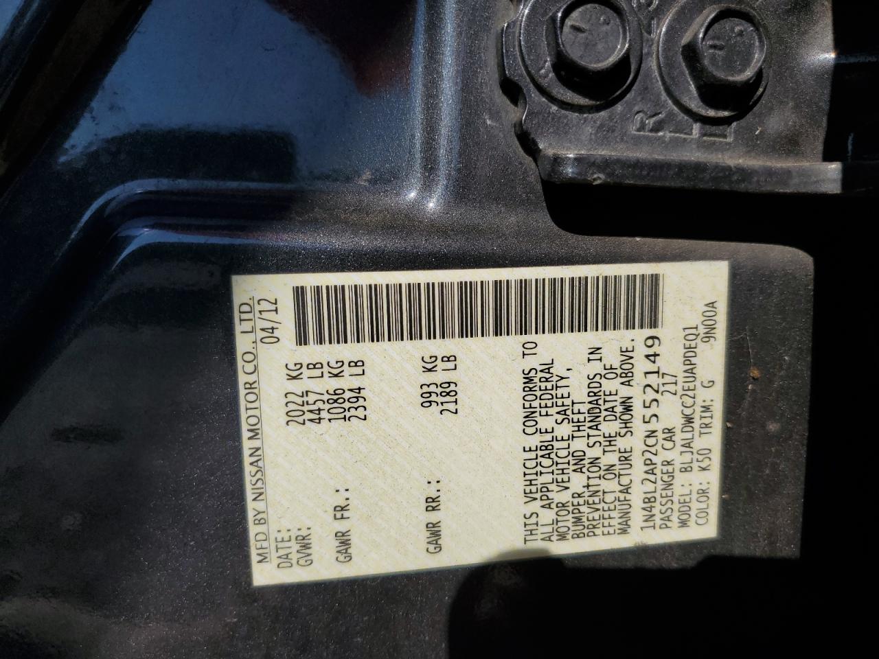 Nissan Altima Sr