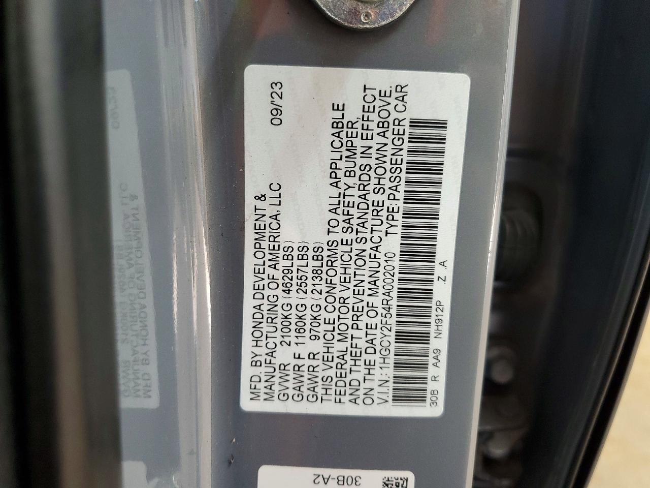 Honda Accord Hybrid Sport