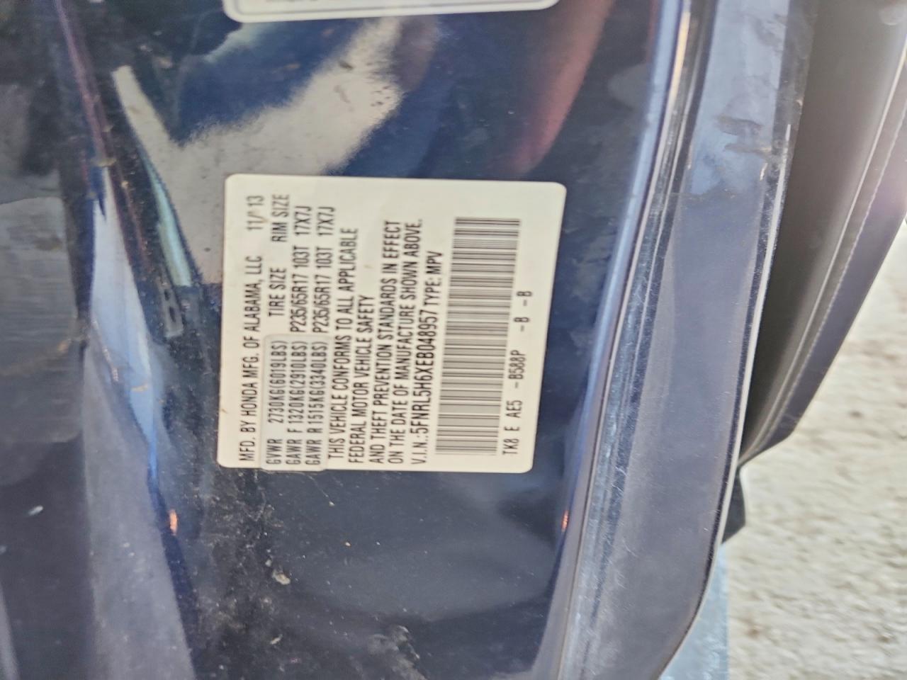 Honda Odyssey Exl