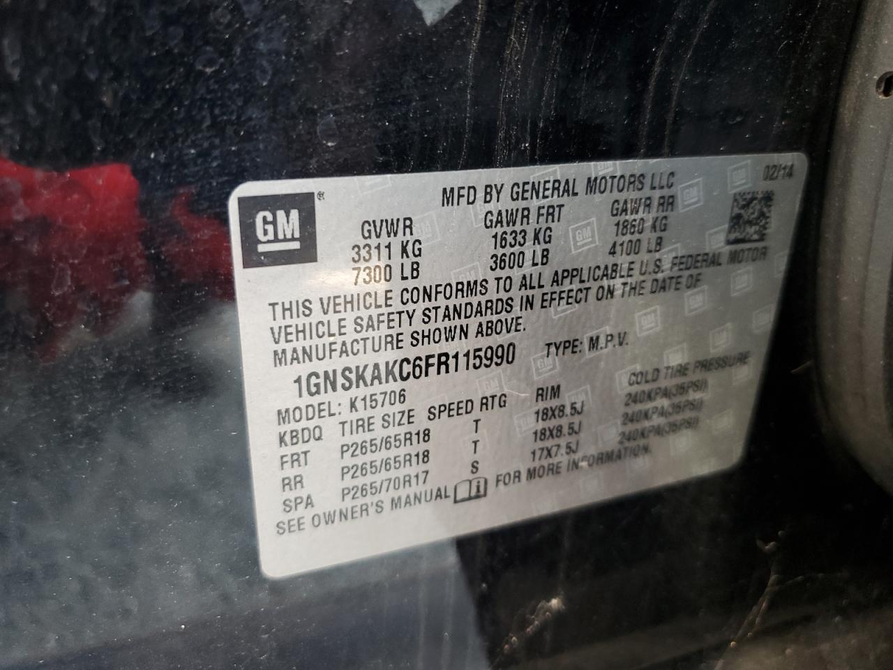 Chevrolet Tahoe K1500 Ls
