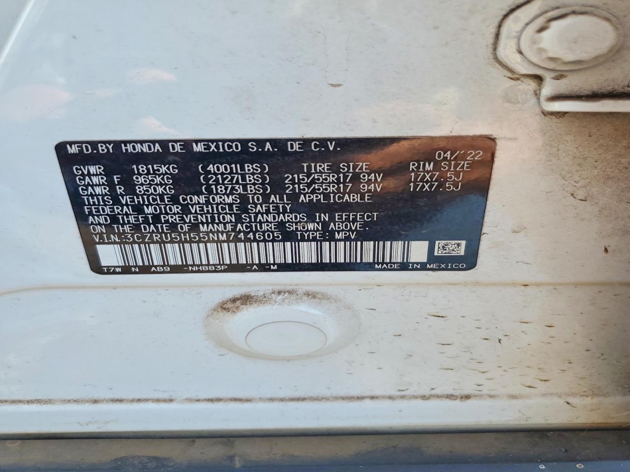 Honda HR-V Ex