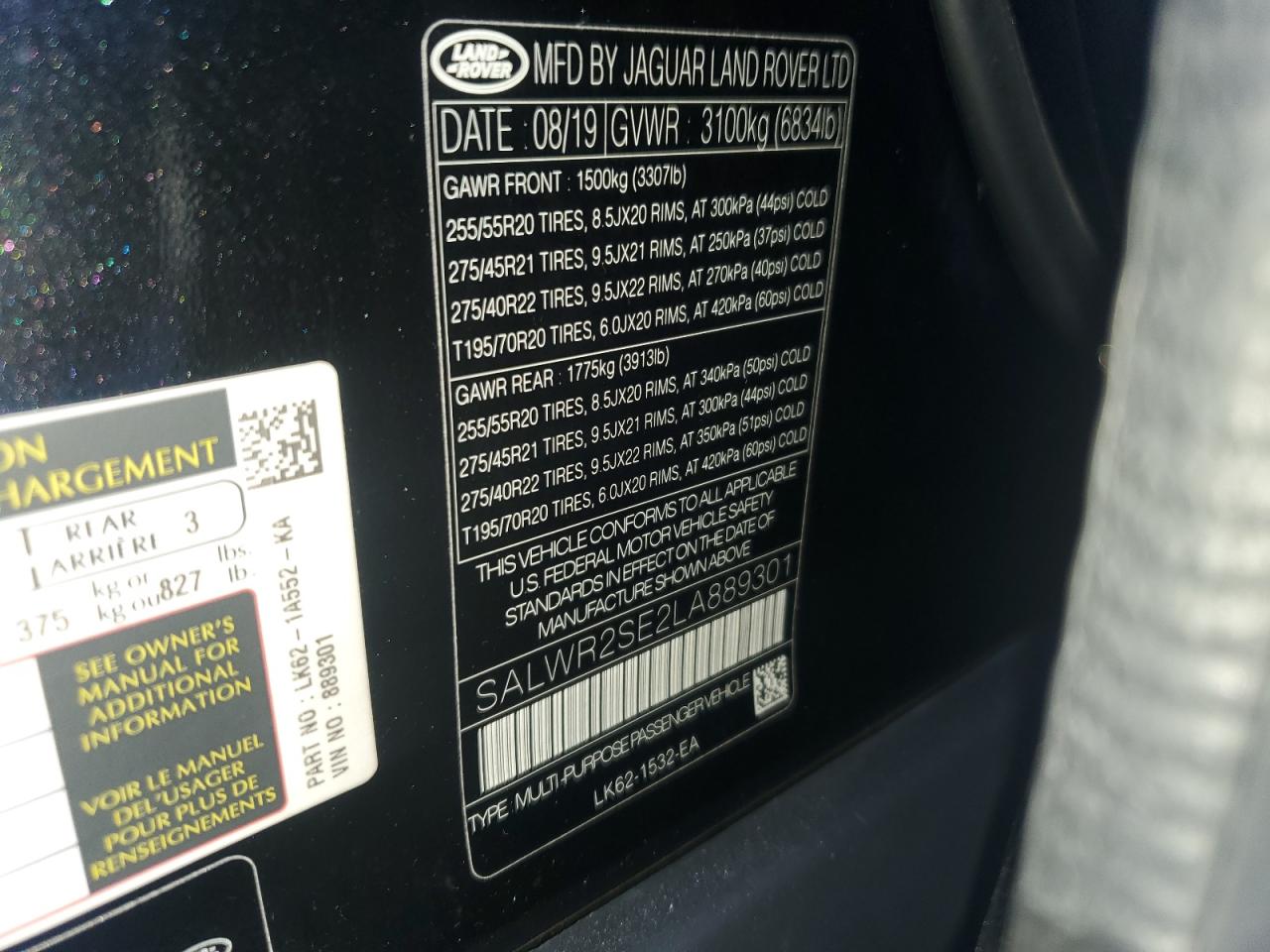 Land Rover Range Rover P525 Hse