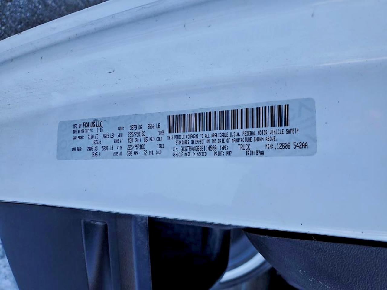 Ram Promaster 1500 Standard