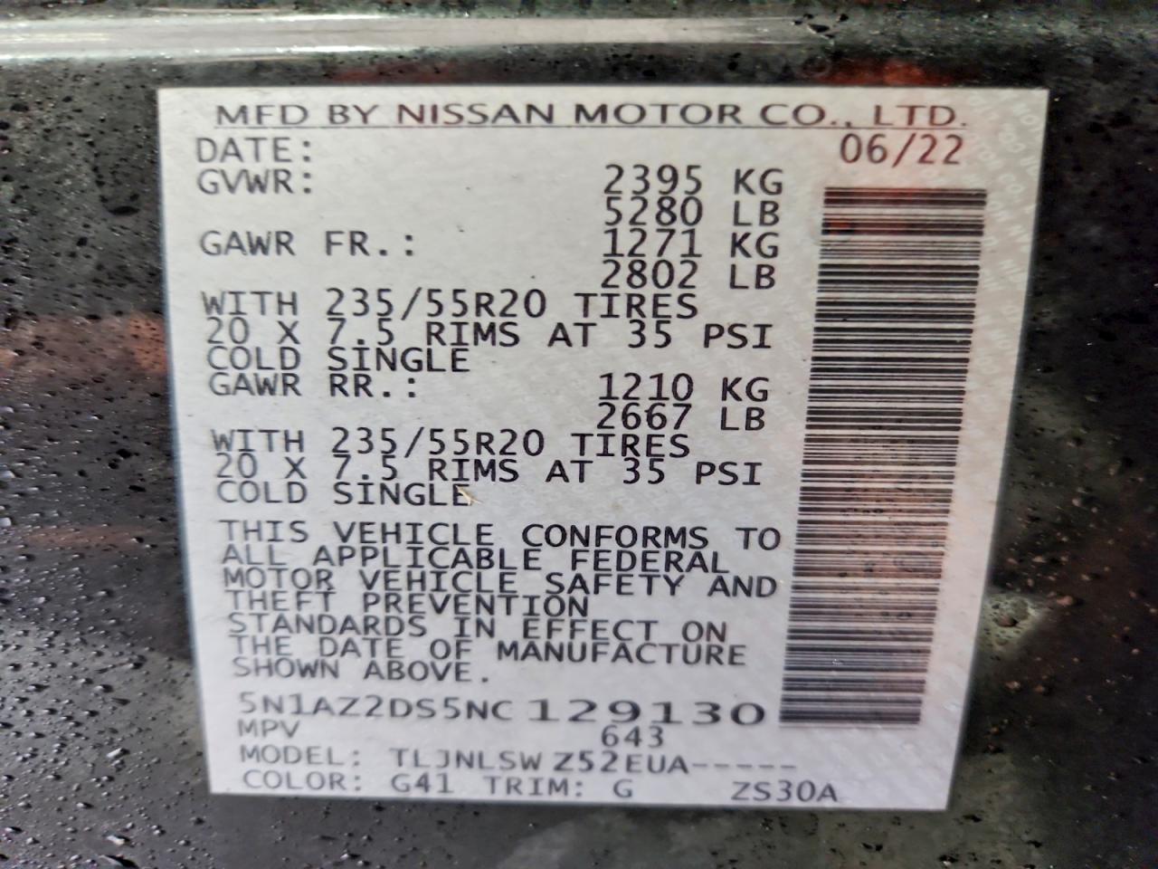 Nissan Murano Platinum