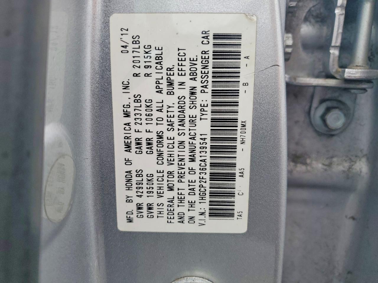 Honda Accord Lx