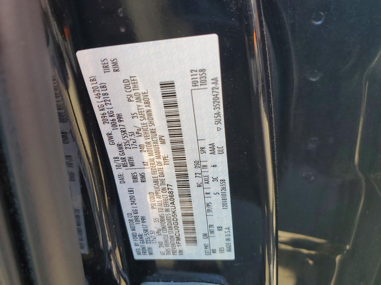 Ford Escape Se