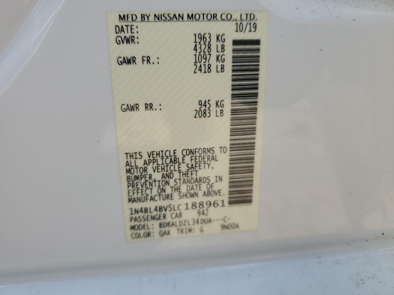 Nissan Altima S