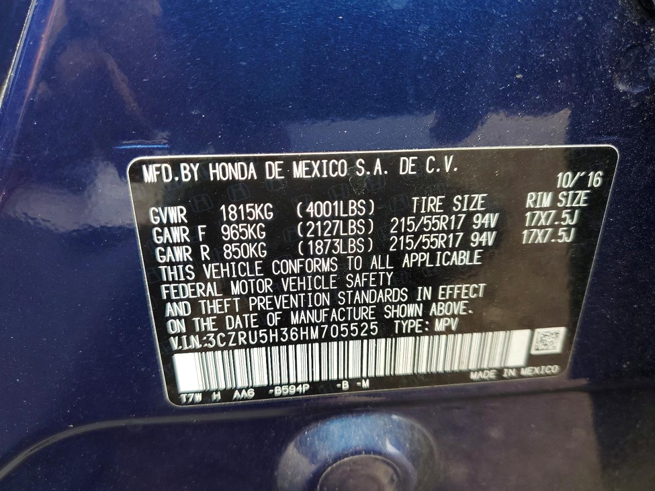 Honda HR-V Lx