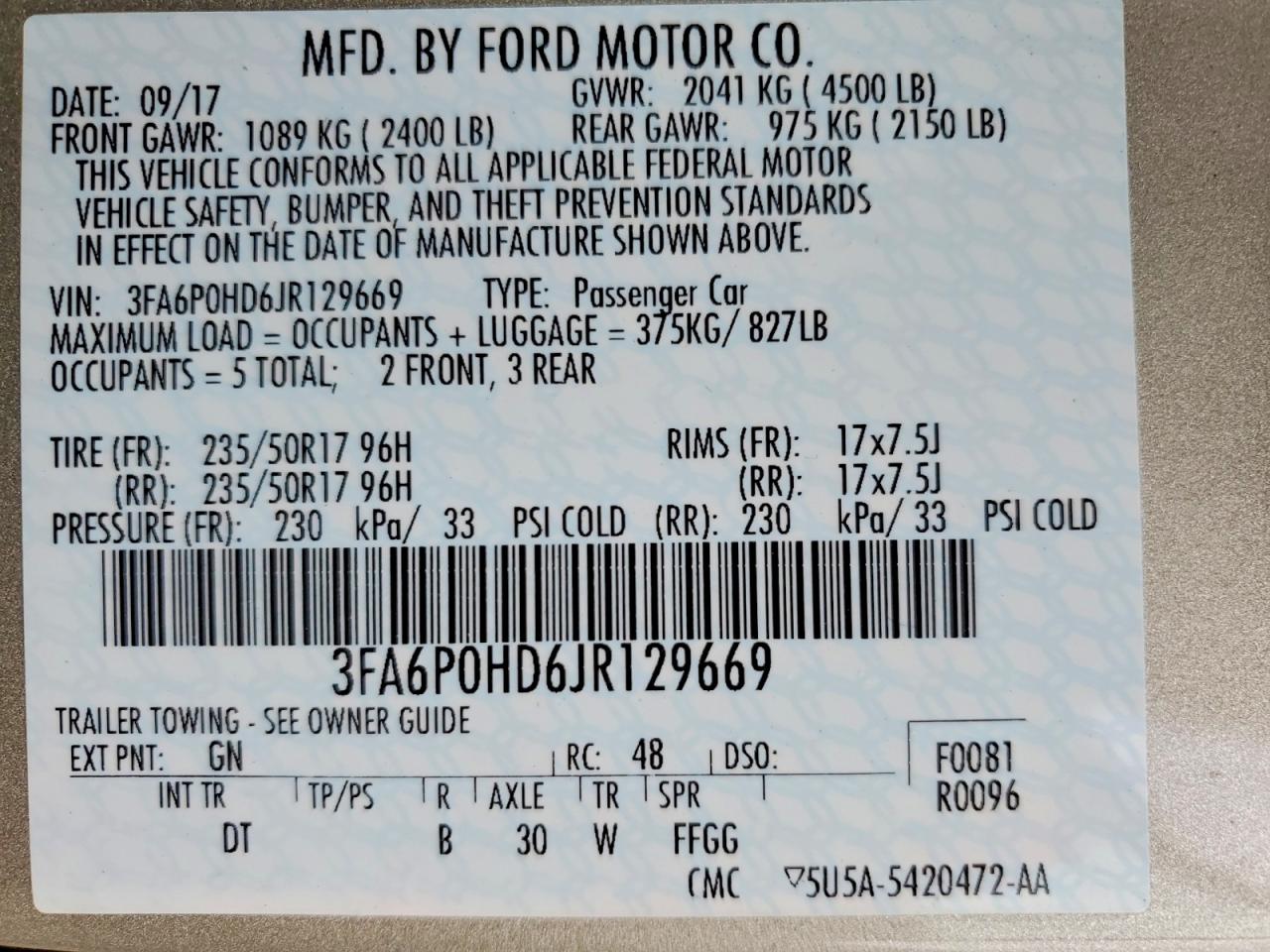 Ford Fusion Se