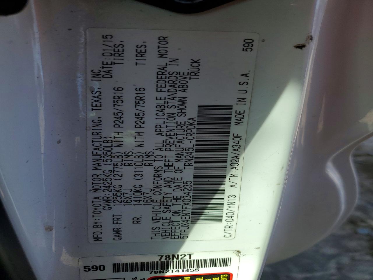 Toyota Tacoma Base