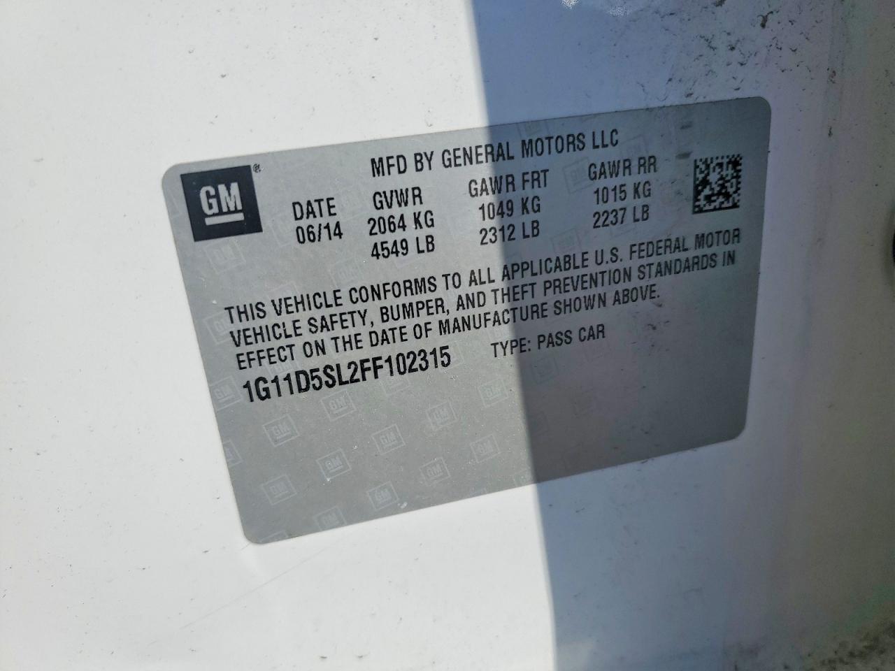 Chevrolet Malibu 2lt