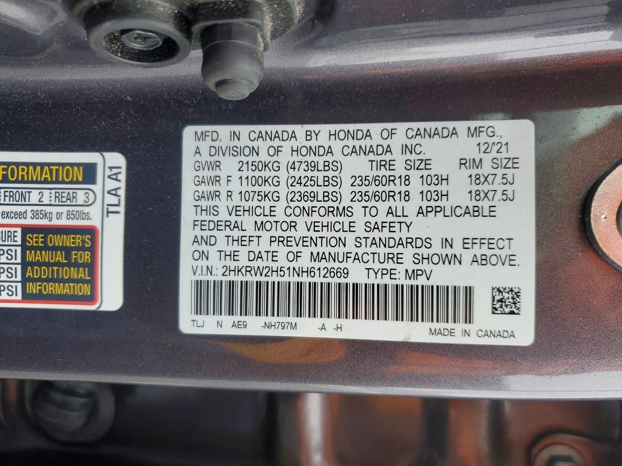 Honda CR-V Ex