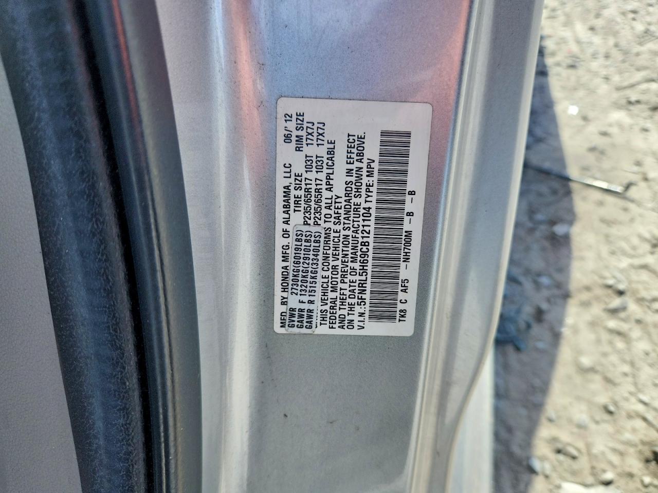Honda Odyssey Exl