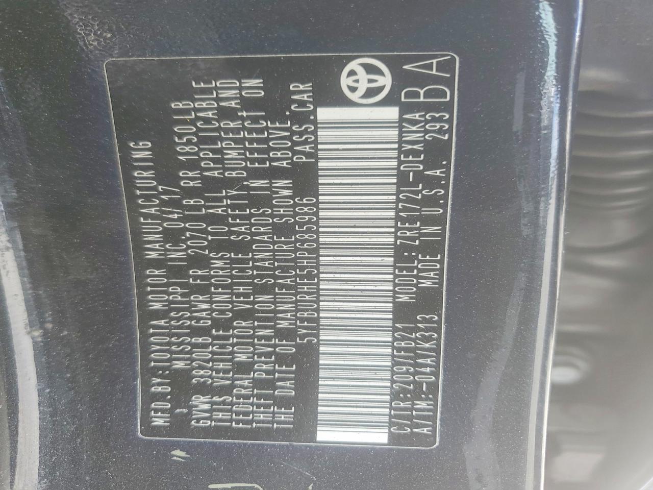 Toyota Corolla Le