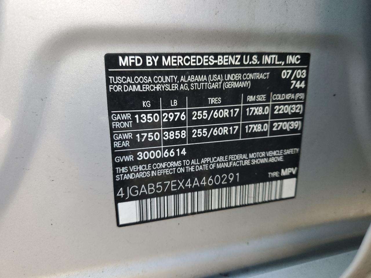 Mercedes-Benz M-Class 350