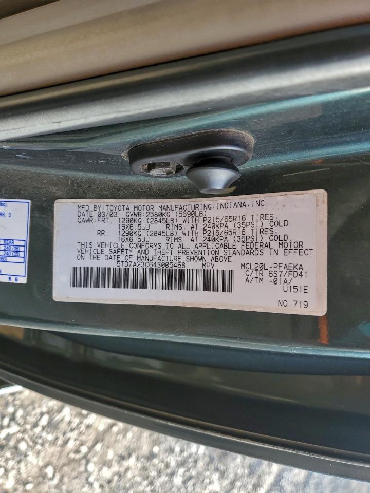 Toyota Sienna Ce