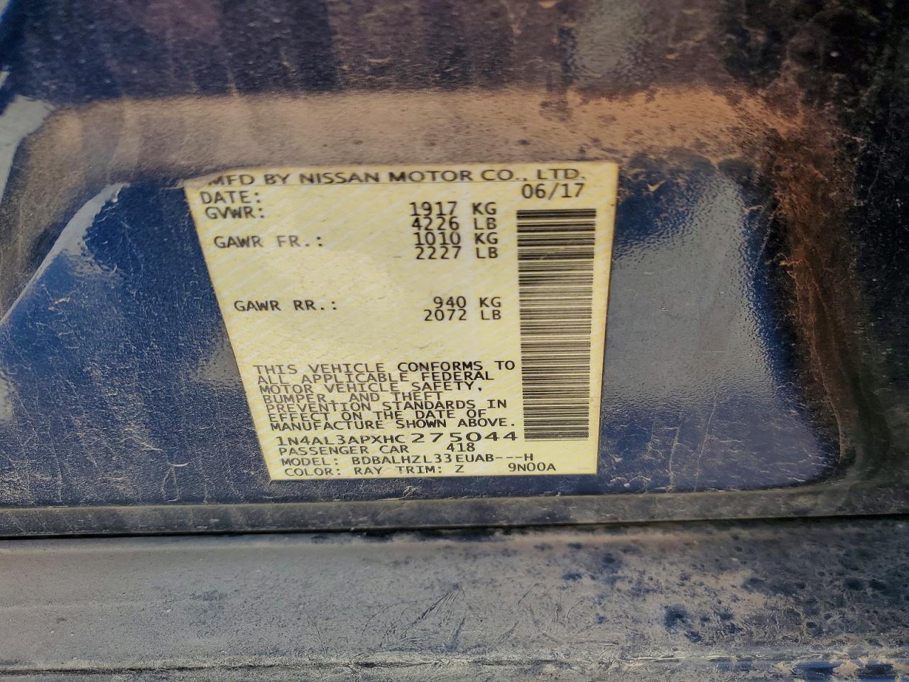 Nissan Altima 2.5 Sr