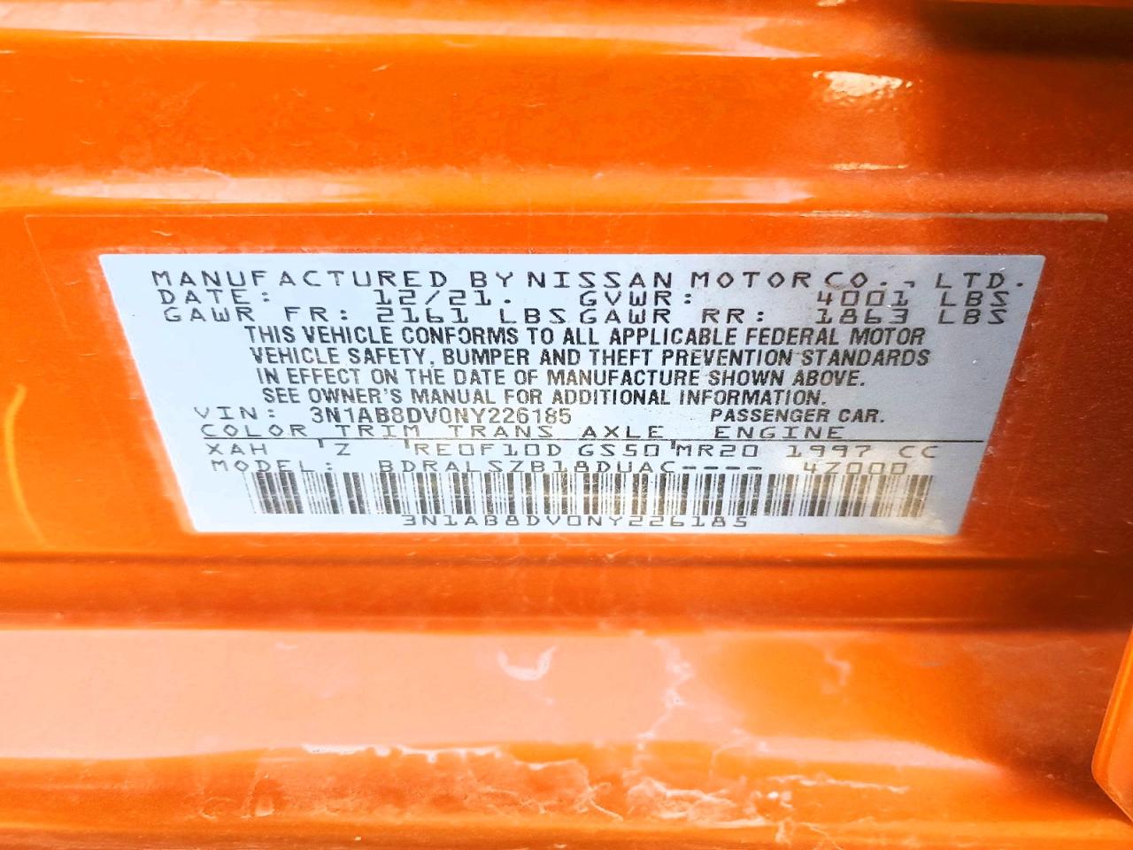 Nissan Sentra Sr