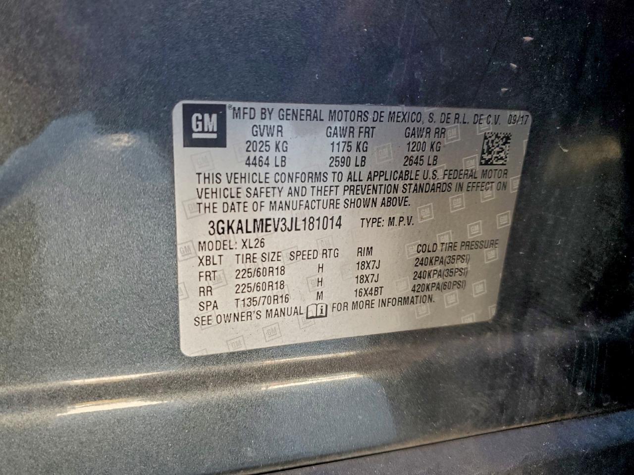 GMC Terrain Sle