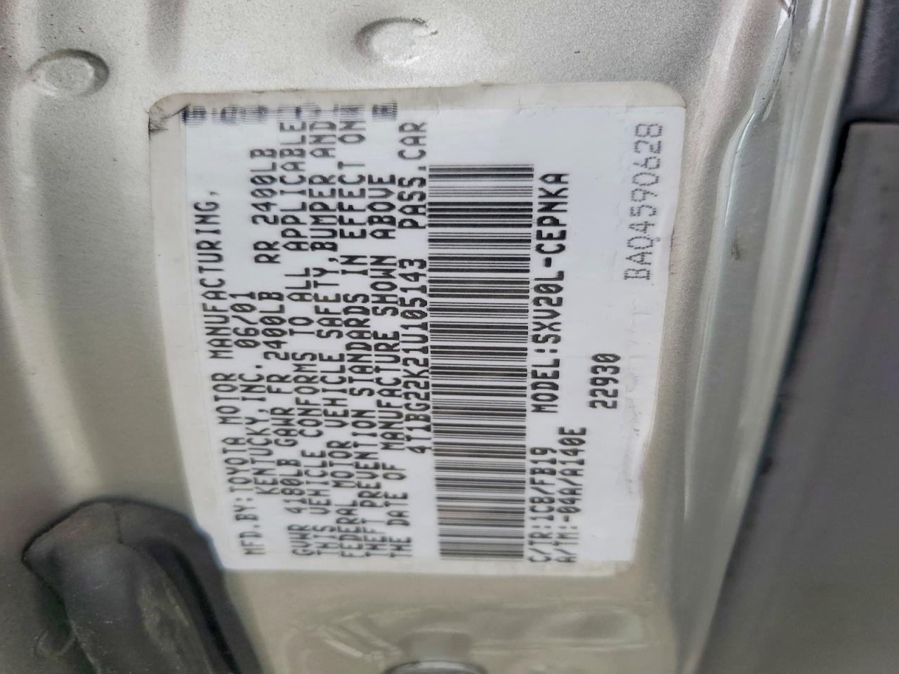 Toyota Camry Le