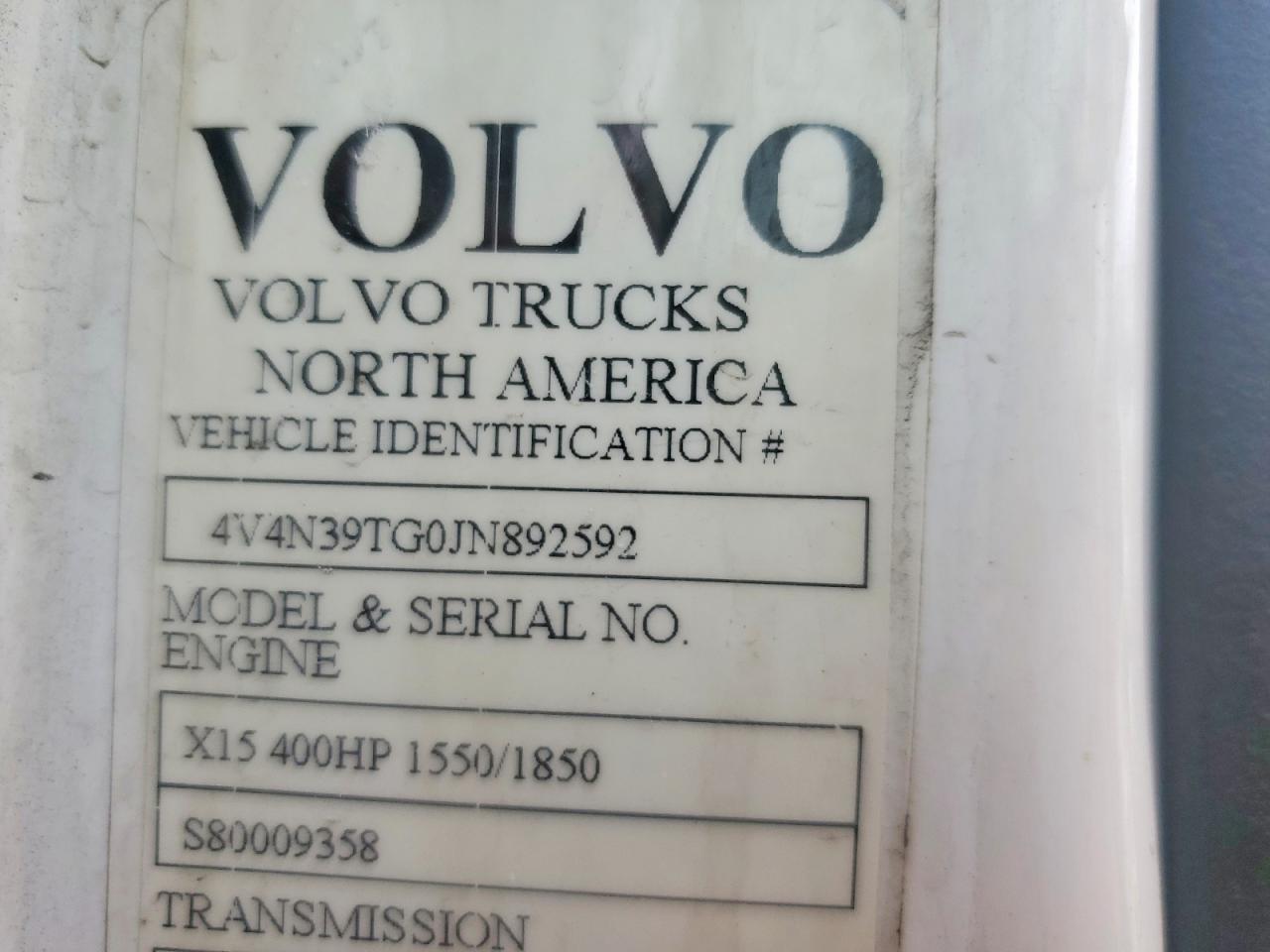 Volvo Vn Vnl