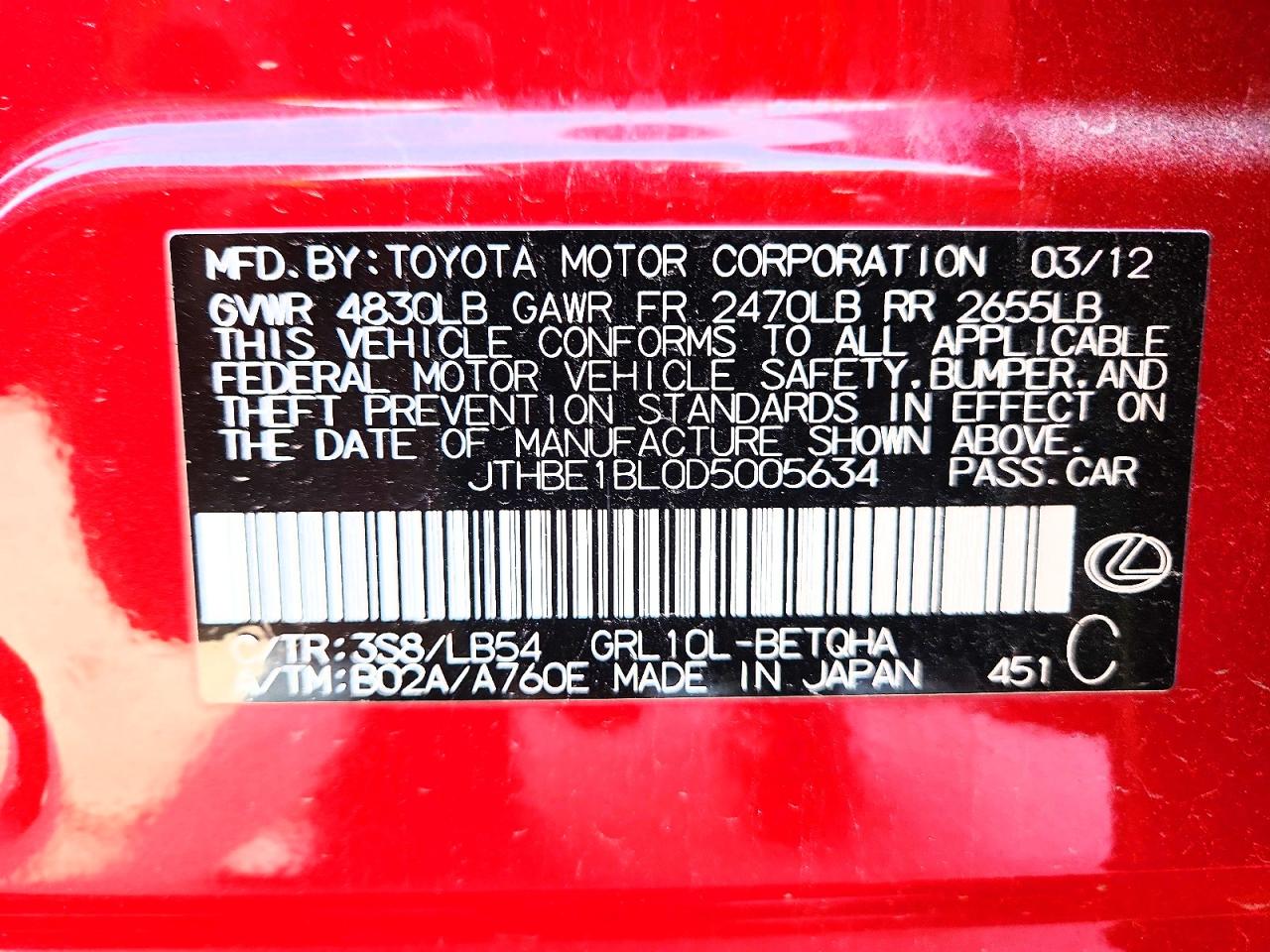 Lexus Gs Base
