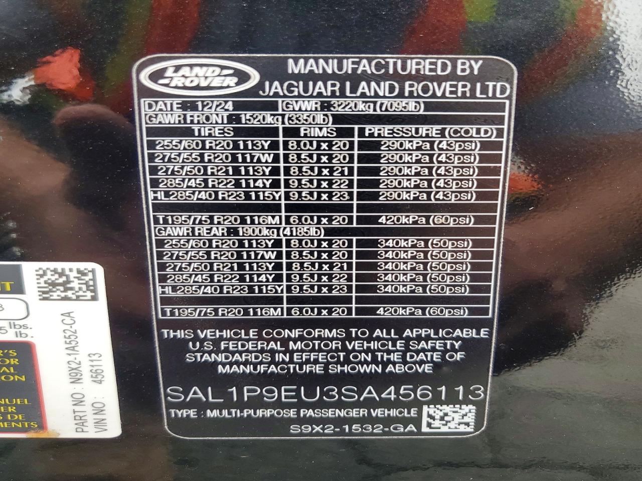 Land Rover Range Rover Se