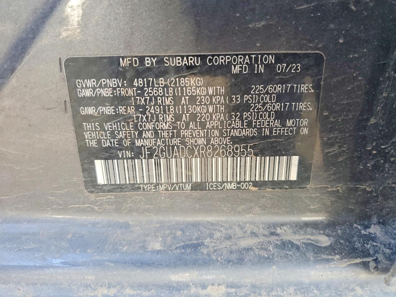 Subaru Crosstrek Premium