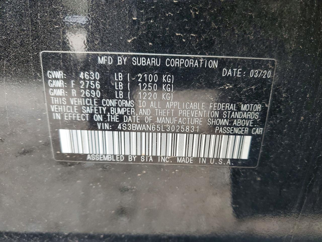 Subaru Legacy Limited