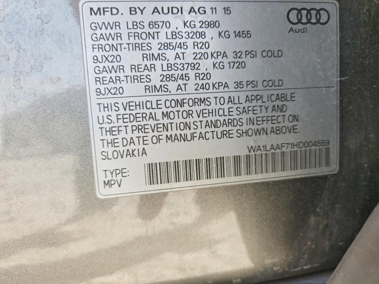 Audi Q7 Premium Plus
