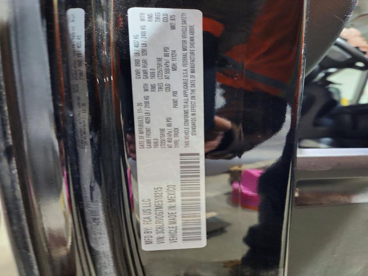 Ram Promaster 2500 High