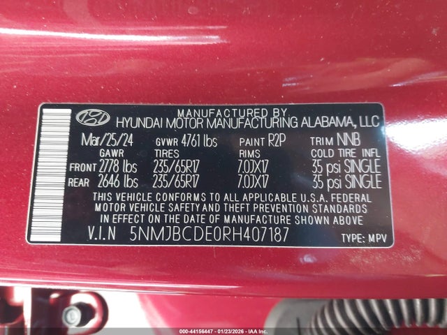 Hyundai TUCSON Sel