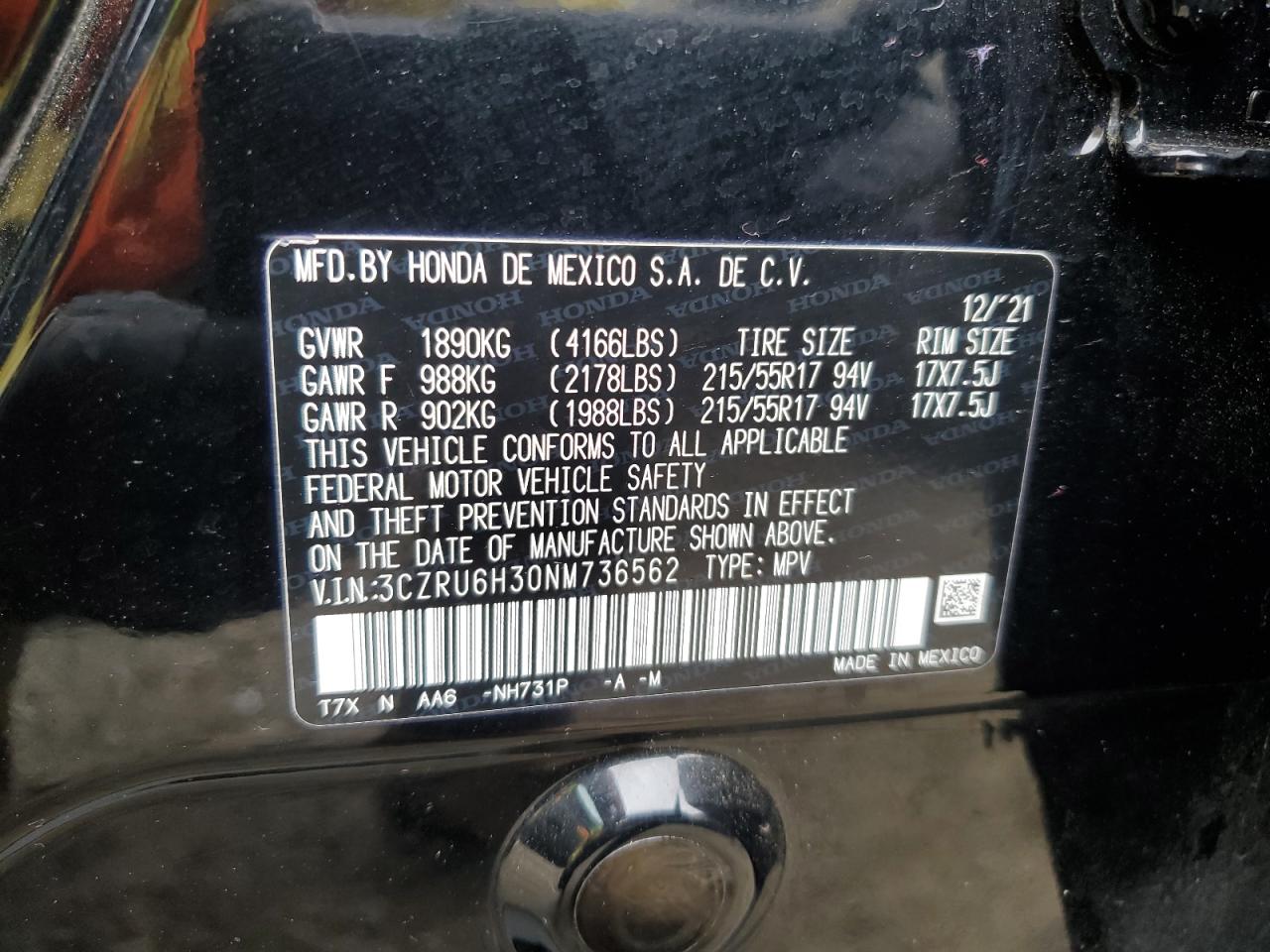 Honda HR-V Lx