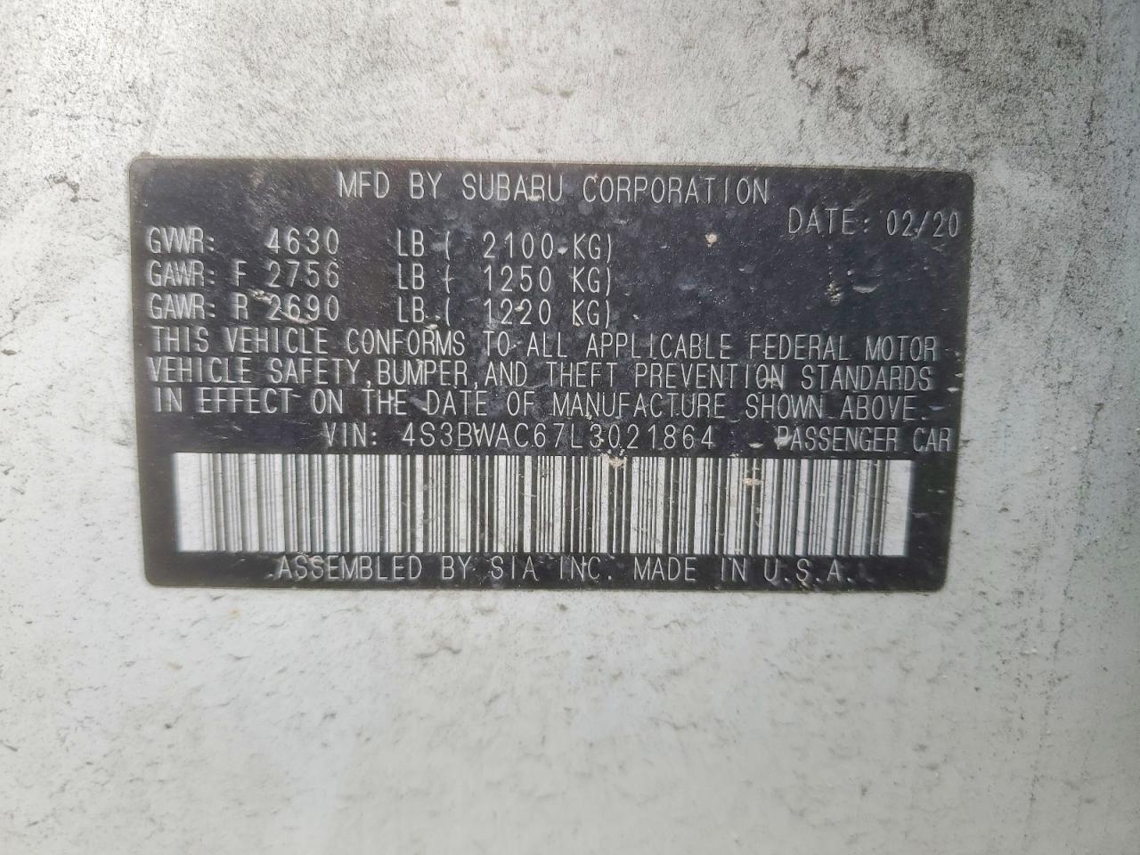 Subaru Legacy Premium