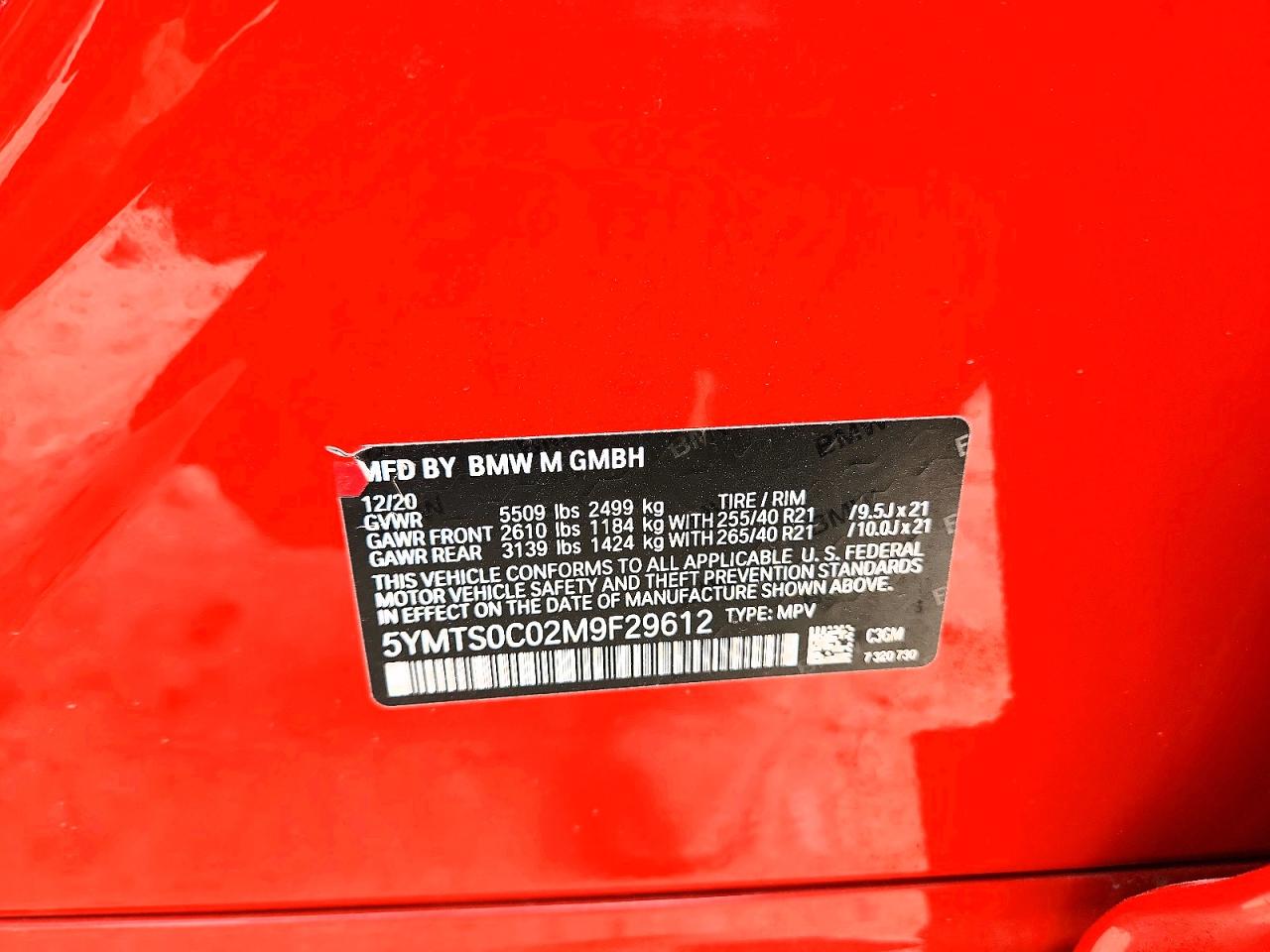 BMW X Series M Competition