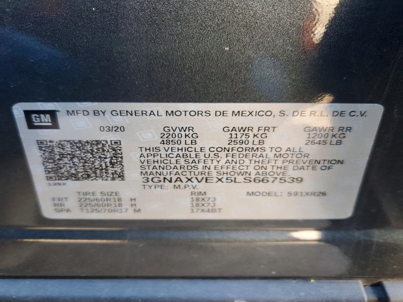Chevrolet Equinox Lt