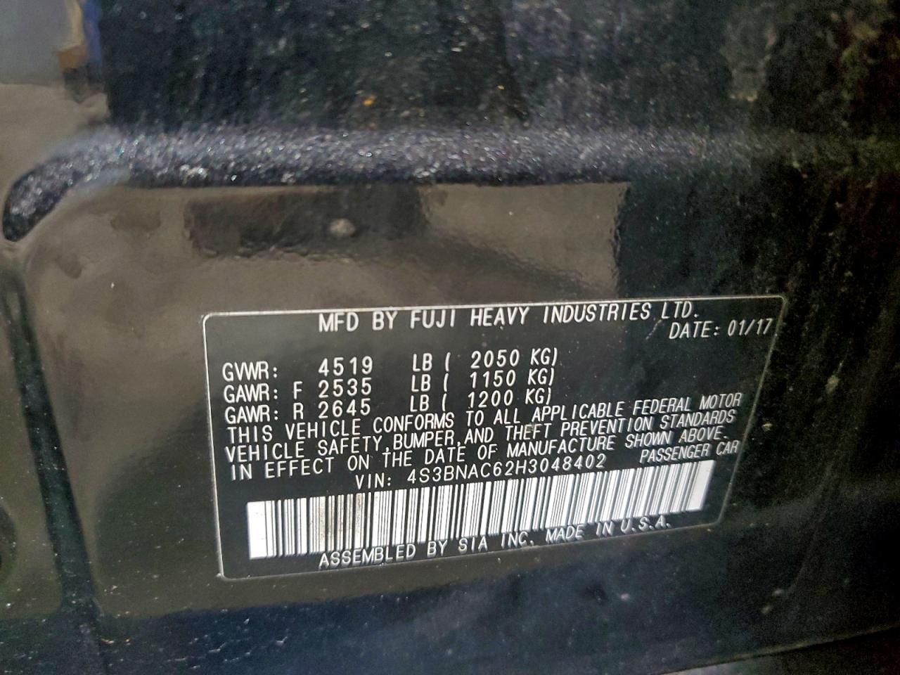 Subaru Legacy 2.5i Premium