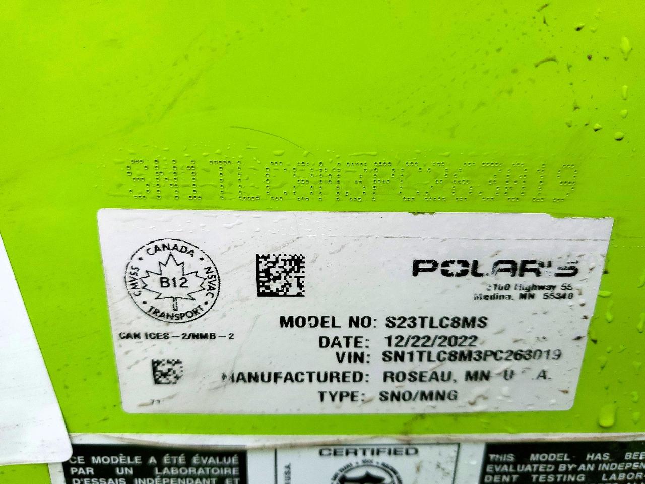 Polaris Matryx Switchback Assault Pkg
