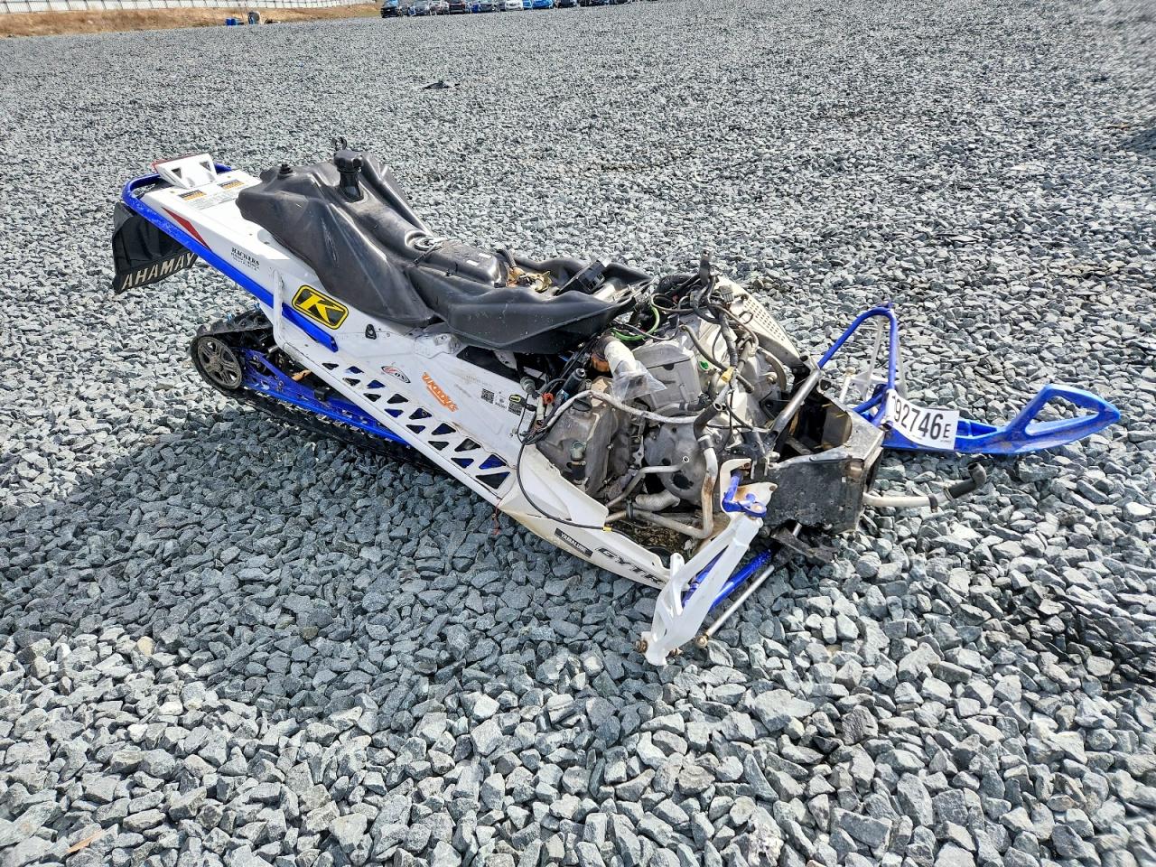 Salvage Yamaha Snowmobile Image